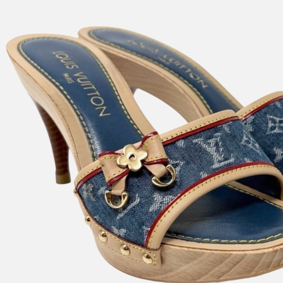 Vintage Louis Vuitton Mule heels - Picture 1 of 3